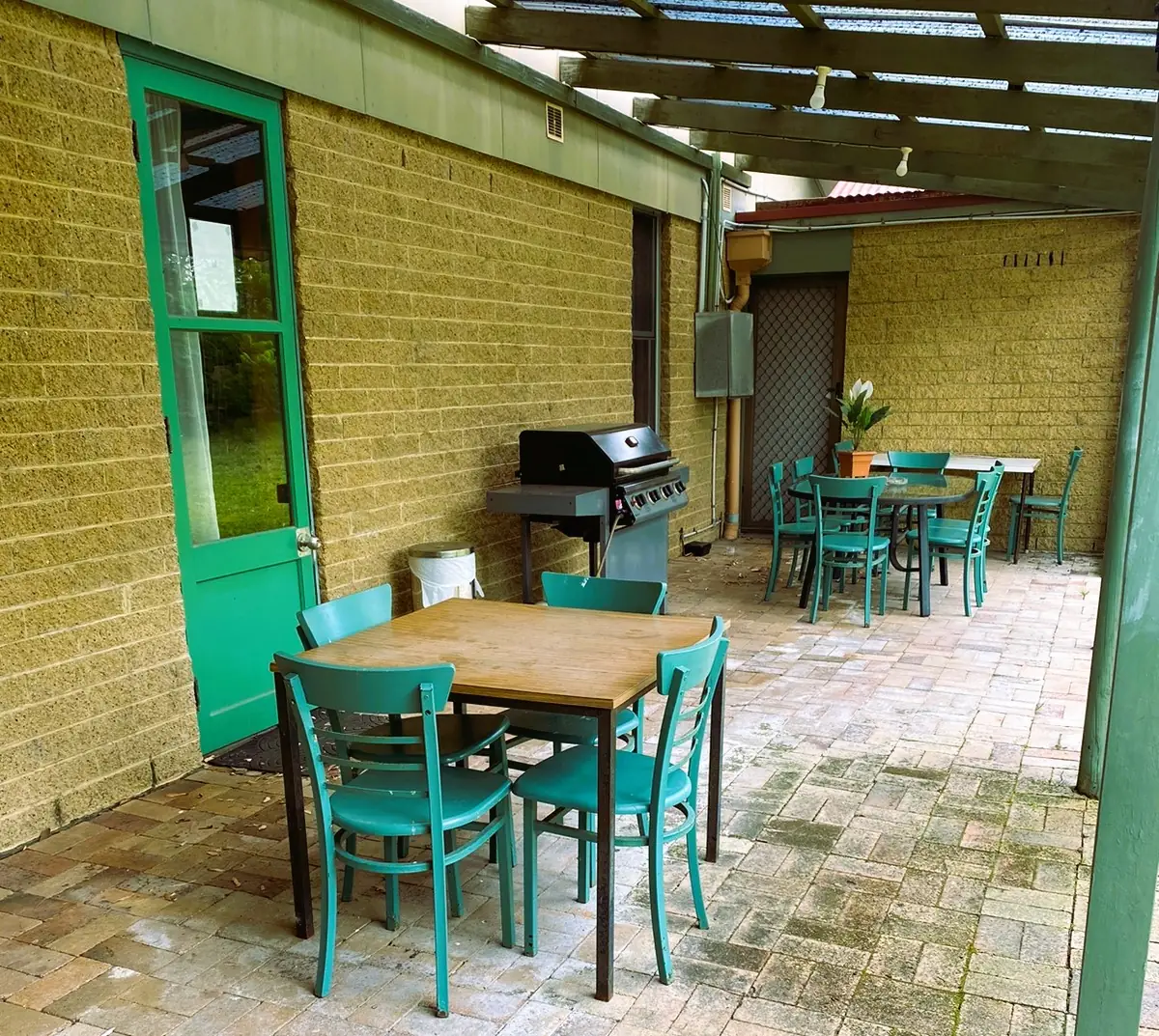 Courtyard and BBQ area
